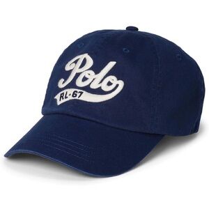 Polo RL-67 Script Chino Baseball Cap